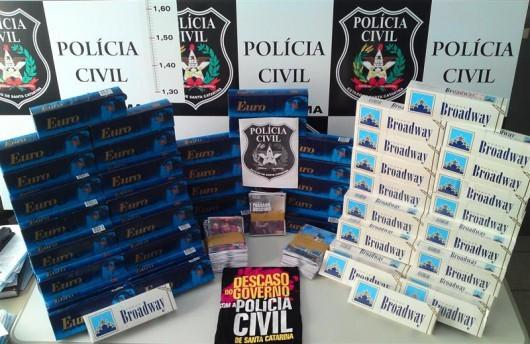 Polícia Civil apreende mais de 16 mil cigarros contrabandeados