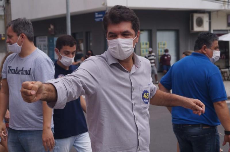 Confira como foi a manhã do candidato à reeleição, Clésio Salvaro