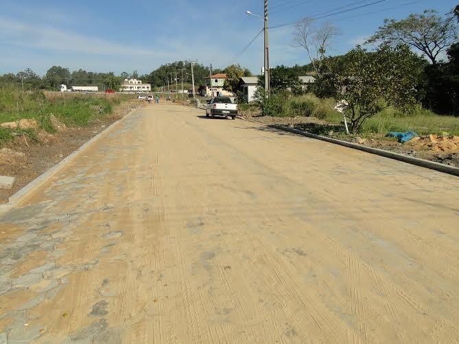 Pavimentação em Sangão Madalena será inaugurada neste domingo, em Maracajá