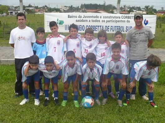 Título para a meninada do futebol de Içara