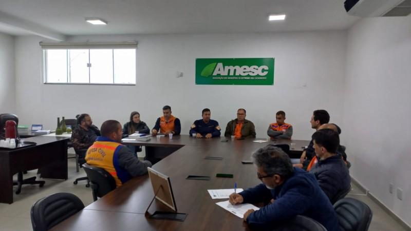 Amesc: Defesa Civil fortalece integração regional