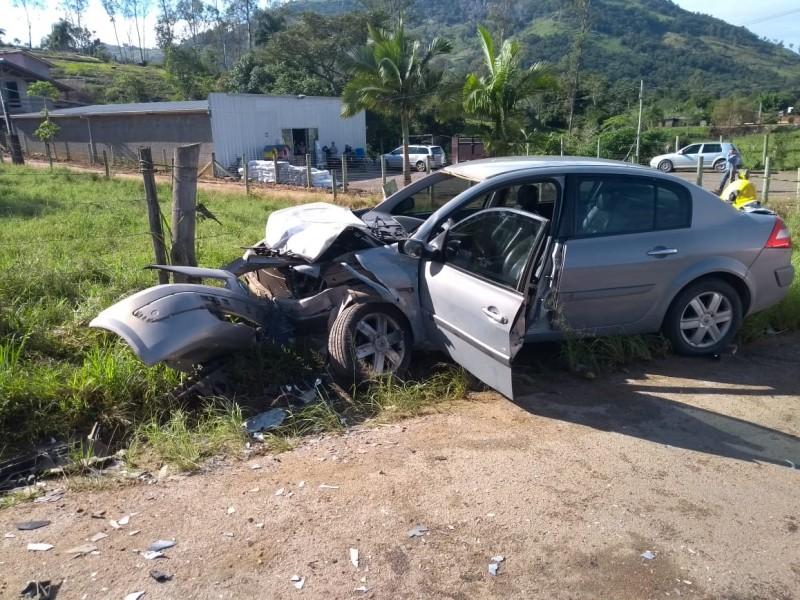 Acidente deixa duas pessoas feridas em Tubarão