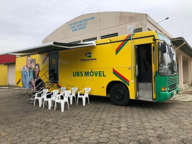 UBS Móvel inicia atendimento no bairro Ouro Negro em Forquilhinha