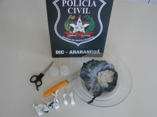 DIC de Araranguá faz primeira prisão por tráfico em 2013