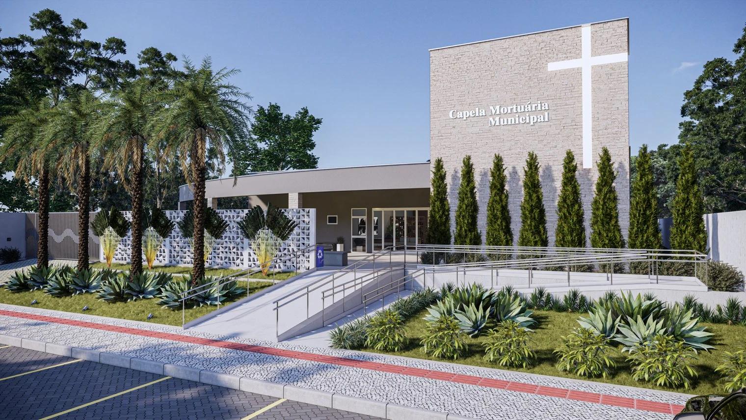 Governo de Içara inicia reforma da Capela Mortuária Bom Pastor