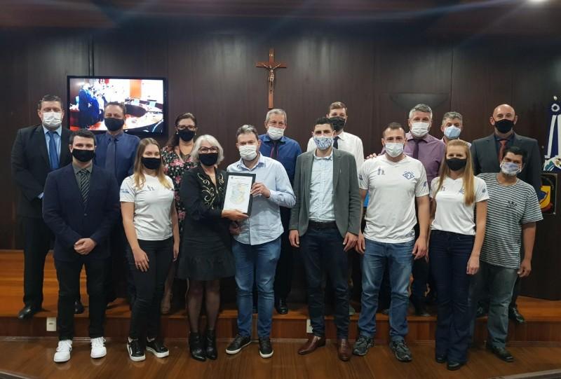 Caravaggio recebe Moção de Aplauso na Câmara de Nova Veneza