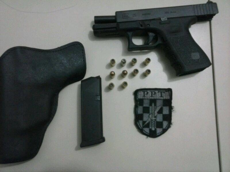 Homem é autuado após efetuar disparos de arma de fogo em via pública 