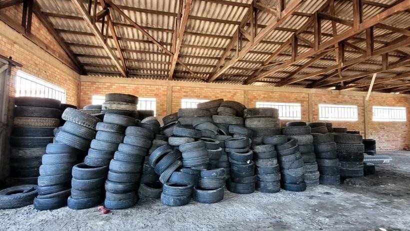 Siderópolis muda local do Ponto de Entrega Voluntária para descarte de pneus