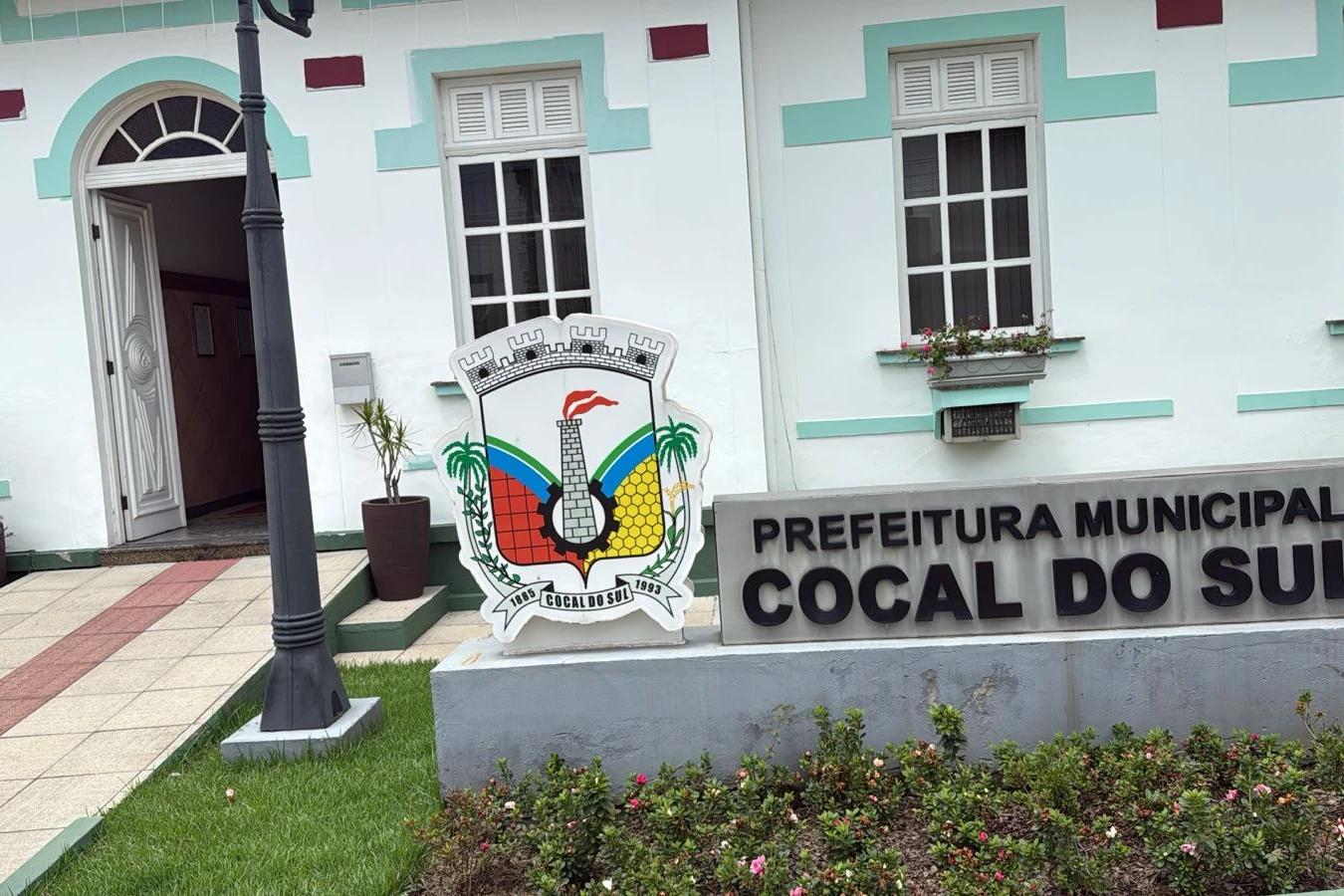 Prefeitura de Cocal do Sul retoma horário normal de atendimento a partir desta segunda-feira