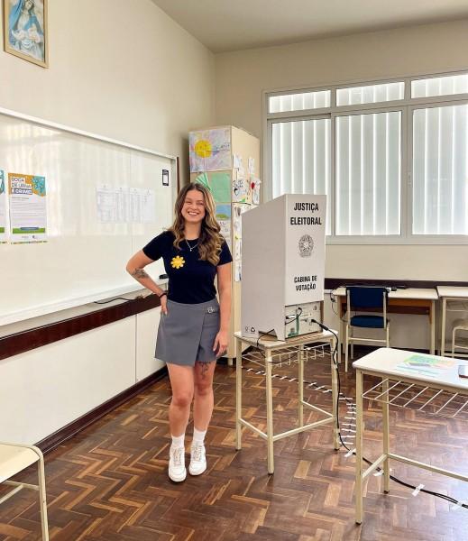 Giovana Mondardo foi a vereadora mais votada em Criciúma