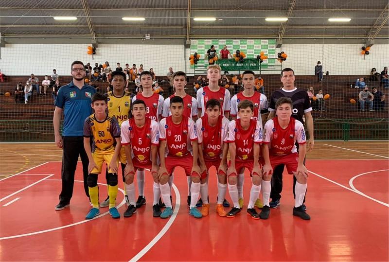 Equipe sub-15 de Cocal do Sul garante segundo lugar no Campeonato Estadual de Futsal
