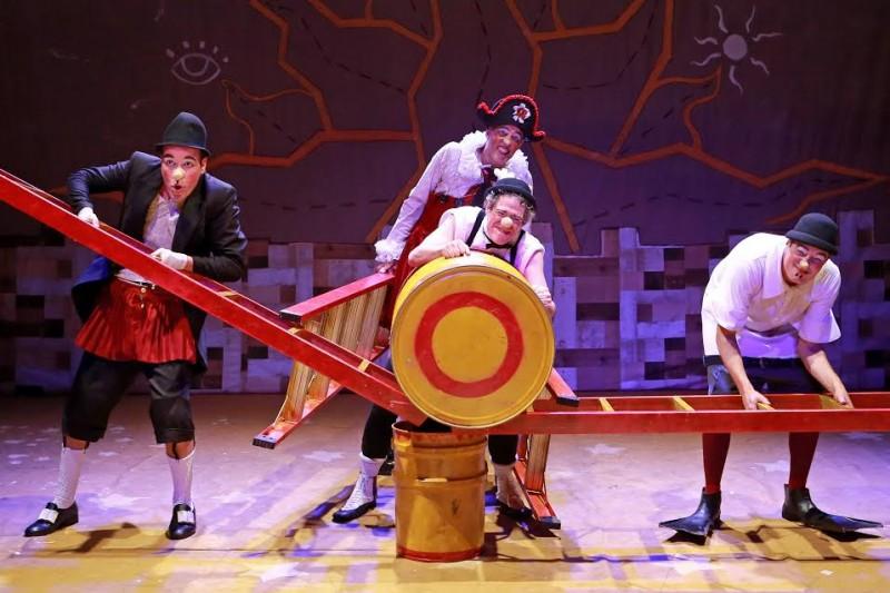 Comédia circense 'Os Mequetrefe' chega ao Palco Giratório Sesc