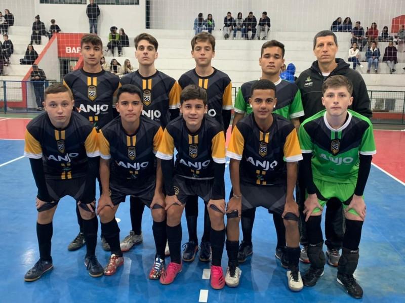 Sub-15: Cocal do Sul/Coopercocal/Anjo Futsal enfrenta o líder do Campeonato Estadual nesta quarta