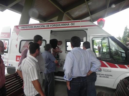 Ambulância reforça atendimentos em saúde em Forquilhinha