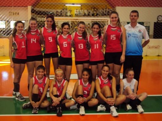 Meninas de Forquilhinha vencem segunda etapa do Catarinense de Voleibol