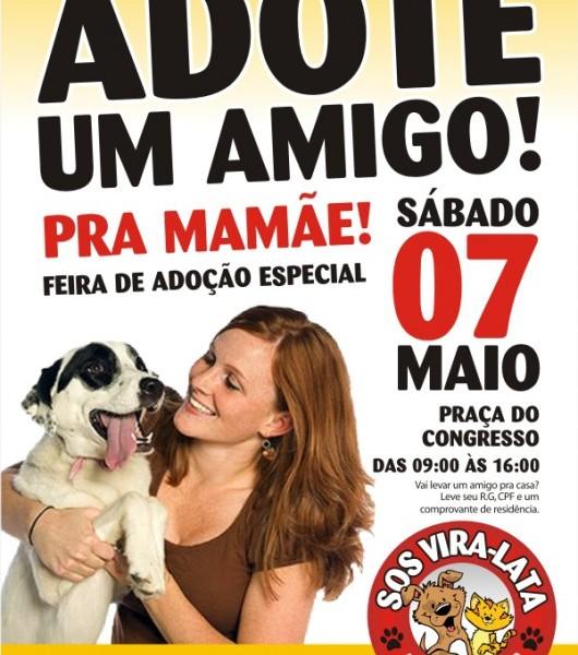 Feira de Adoção SOS VIRA-LATA Especial Dia das Mães 07/05