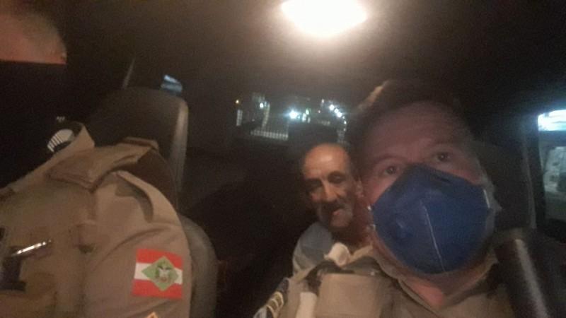 PM encontra homem desaparecido em Criciúma