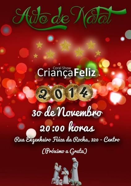Auto De Natal Do Coral Show Criança Feliz