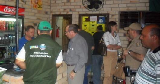 Força-tarefa de fiscalização resulta na interdição de três estabelecimentos em Içara