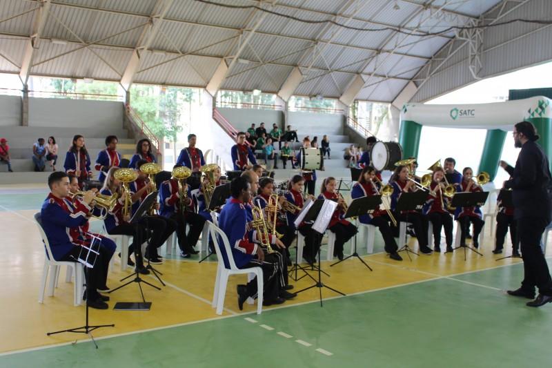 Troca de experiências e aprendizado no Festival de Bandas da Satc