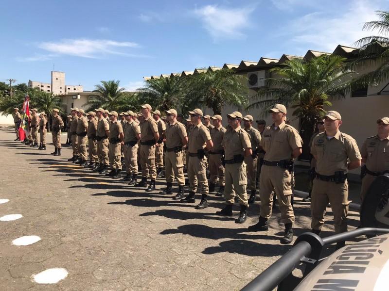 Curso da Polícia Militar forma 34 policiais de diversos municípios do estado de Santa Catarina 
