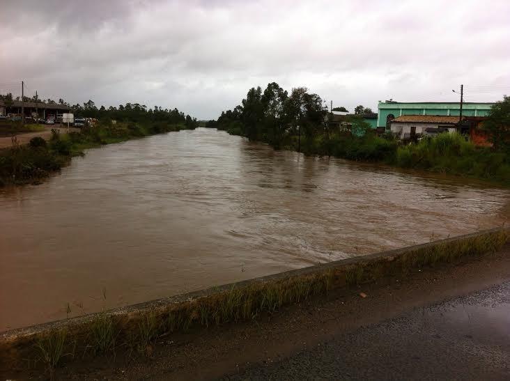 Situação do Rio Sangão deixa Defesa Civil em alerta 