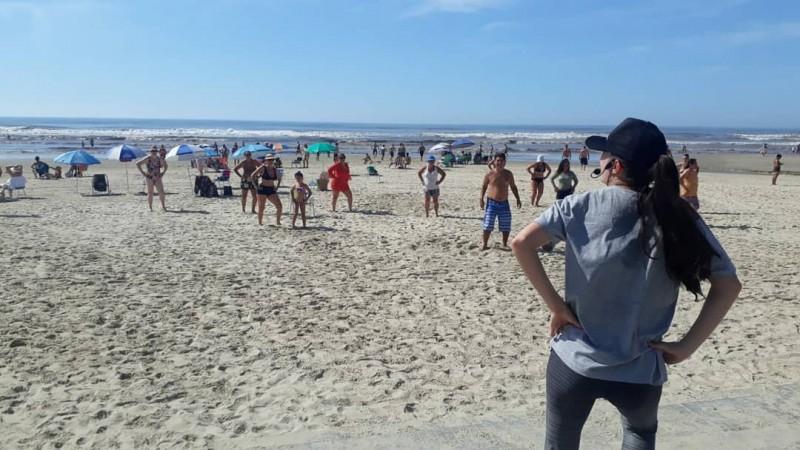 Sábado e domingo tem Ginástica na Praia em Balneário Arroio do Silva