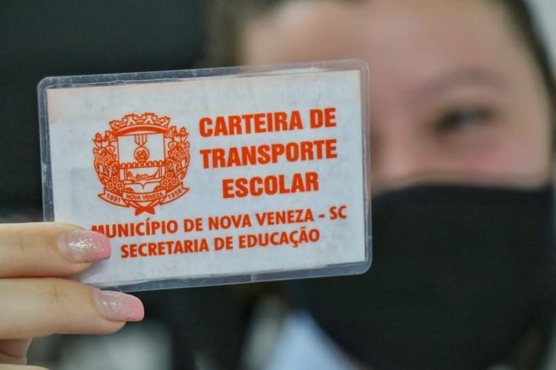 Em Nova Veneza, estudantes podem solicitar carteirinha do transporte escolar