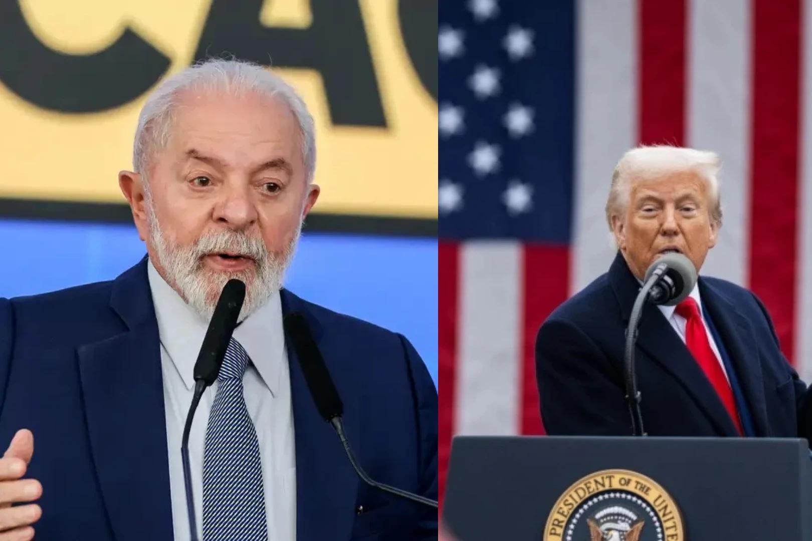 Lula conversa com Trump e pede fim de tarifaço a produtos brasileiros