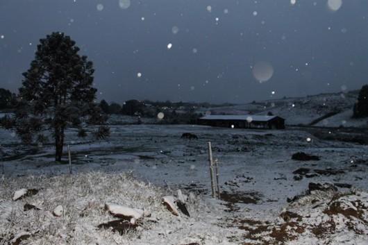 Serra Catarinense tem possibilidade de neve com chegada de massa de ar polar