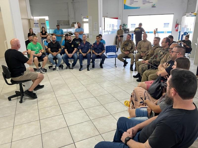 Reunião reforça importância da segurança durante Arrancada de Caminhões em Balneário Arroio do Silva