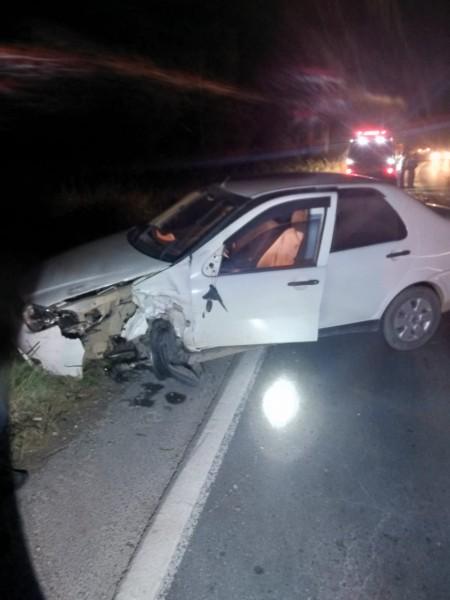 Motorista é hospitalizado após colisão frontal na SC-108 em Urussanga