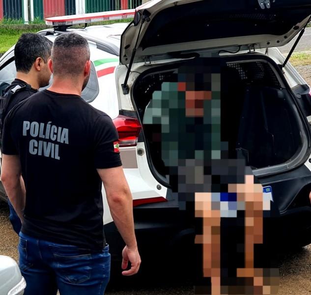 Polícia prende acusado de tentar matar a ex com facadas em Siderópolis
