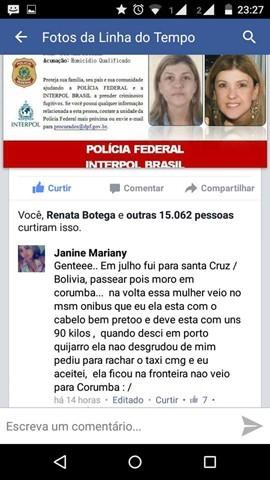 Procurada pela Interpol, Silvana pode ter sido vista na fronteira