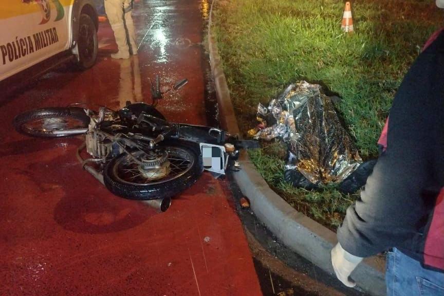 Homem morre após queda de motocicleta em Balneário Rincão