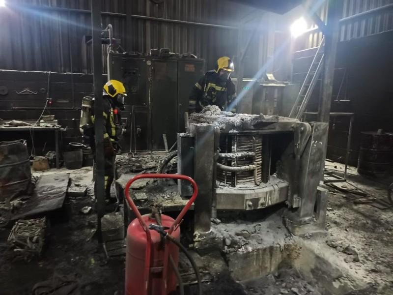Explosão de forno provoca incêndio em Treviso