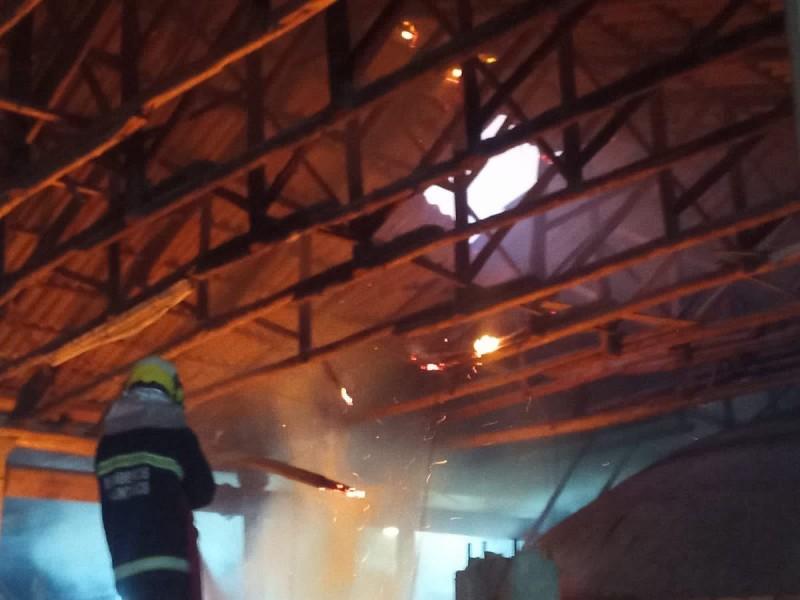 Em Sangão, princípio de incêndio é registrado em cerâmica