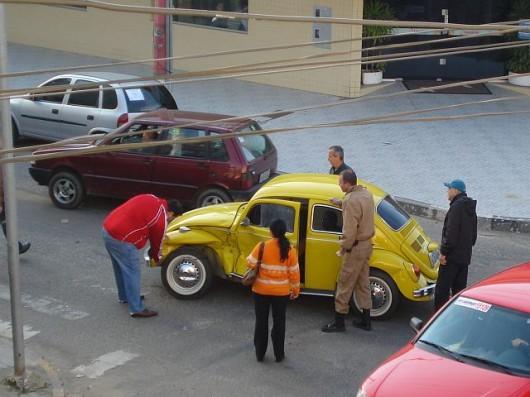 Colisão no cruzamento da João Pessoa com a São José