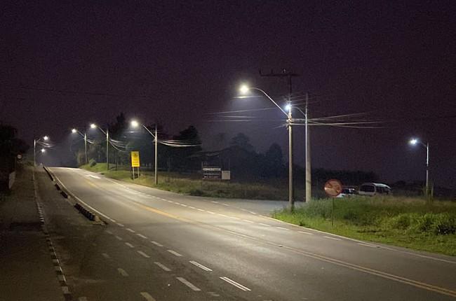 Iluminação pública de Içara passa por primeira etapa de modernização