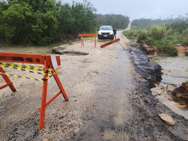 Acesso de Morro da Fumaça para Criciúma é interditado