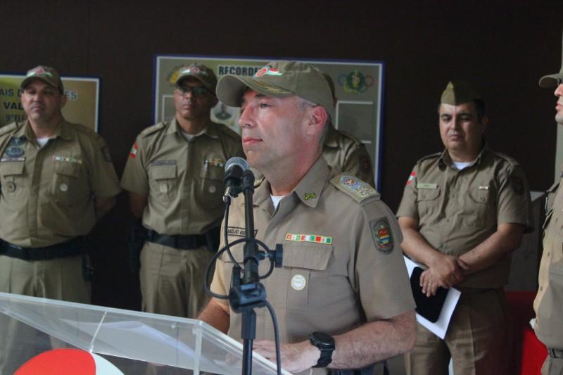 Comandante-geral da PMSC avalia primeiros meses das câmeras individuais