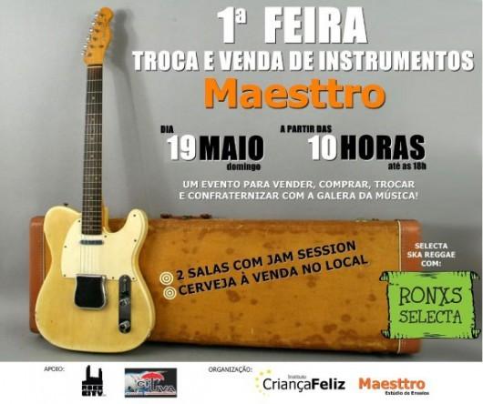 Estúdio de Criciúma promove troca e venda de instrumentos musicais