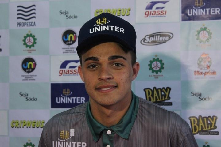  Eduardo Semler, o autor do primeiro gol no retorno do Próspera