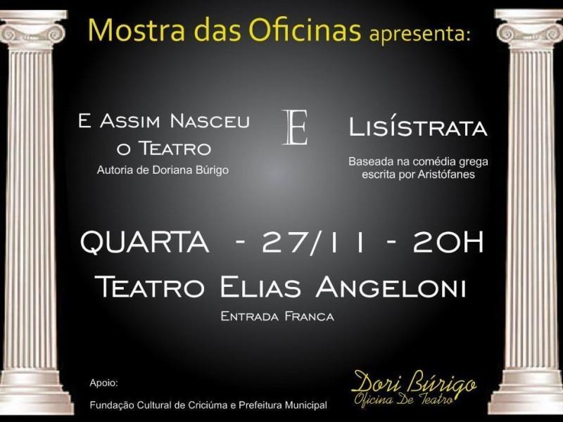 Mostra Das Oficinas - Fundação Cultural De Criciúm