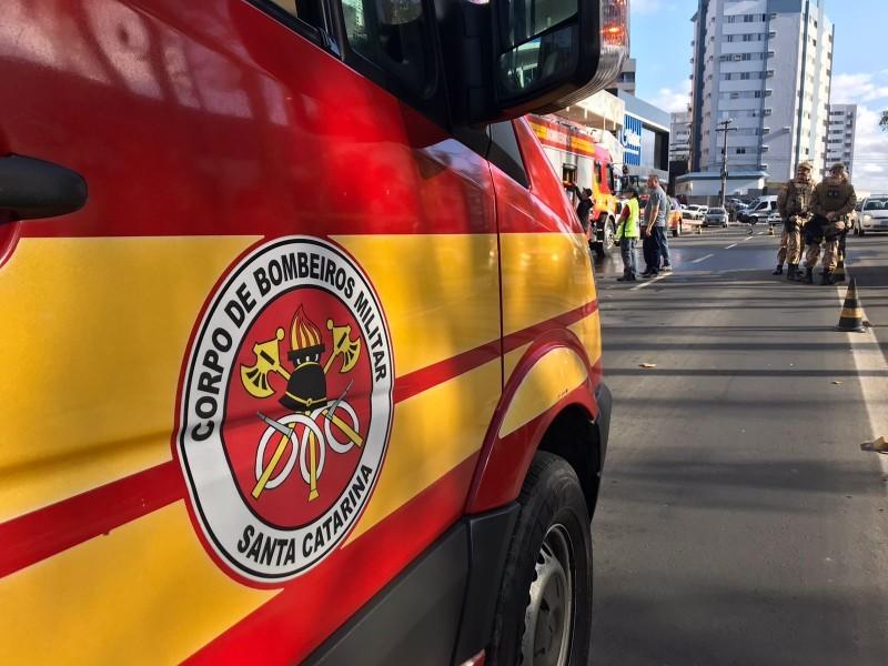 Acidente de trânsito em Araranguá deixa motorista gravemente ferido
