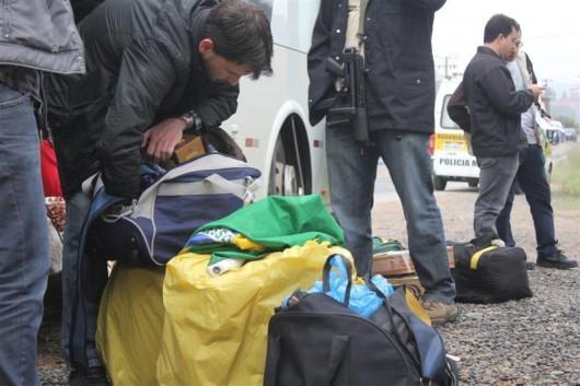 Em Orleans, mais de 100 quilos de drogas são apreendidos em ônibus que seguia de Cascavel (PR) para Criciúma