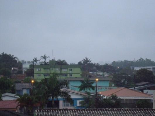 Chuva intensa na região Sul ainda não causa alerta
