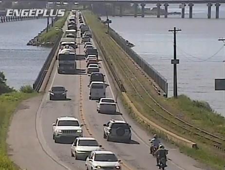 Segunda-feira inicia com filas em ambos os sentidos em Laguna 