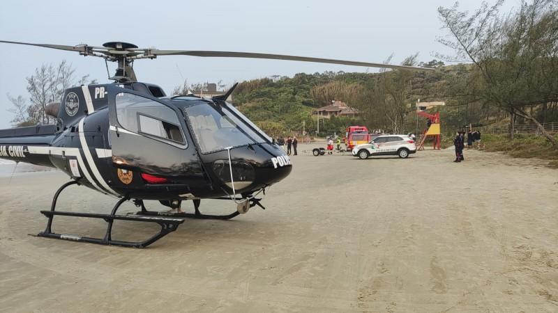 Criança de oito anos desaparece após afogamento em Garopaba