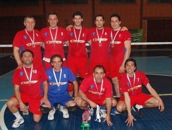 Equipe argentina no Sul-Americano de vôlei em Criciúma